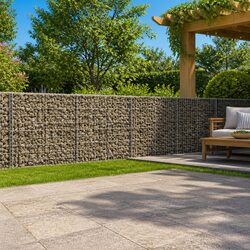 Practical Gabion Basket with Cover for Home Use