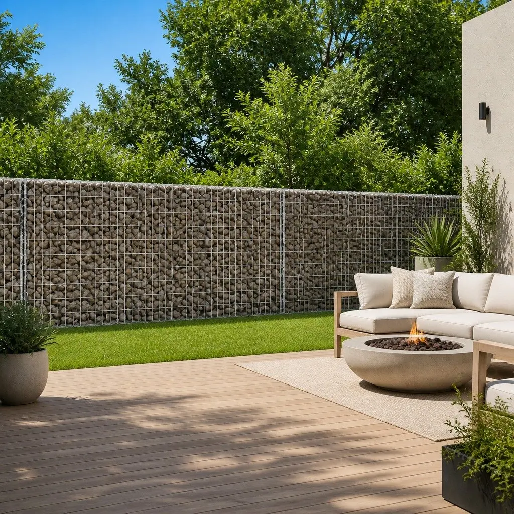 Gabion Basket Galvanised Iron Wire 1100x100x100 cm Silver