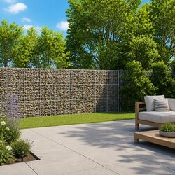 Functional Gabion Basket 400x100x150cm for Your Yard