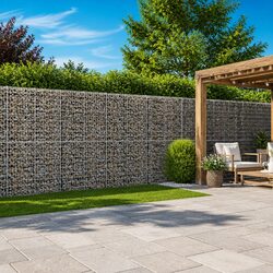 Gabion Basket with Cover 900x100x200 cm Galvanised Iron Wire Garden Retaining