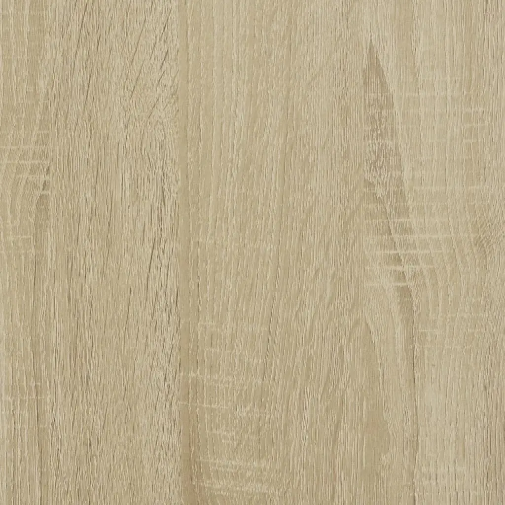 Bed Frame with Headboard Sonoma Oak 150x200 cm Slatted Base Storage Drawers