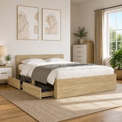 Bed Frame with Storage Drawers for Any Bedroom