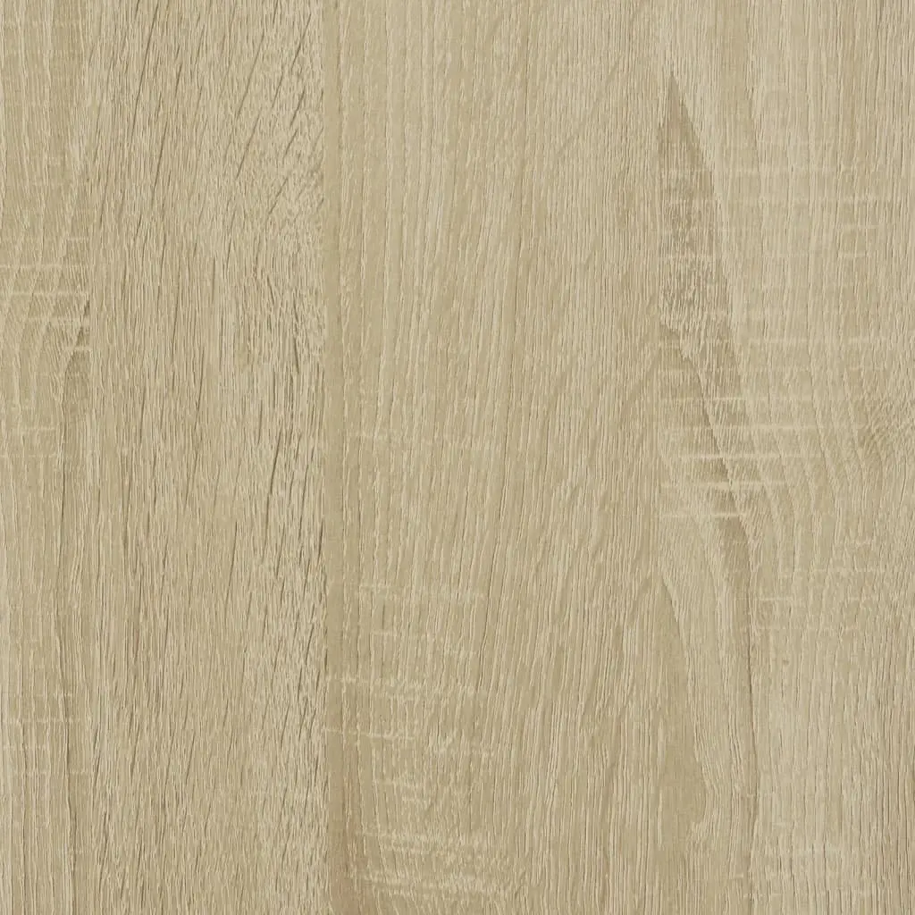 Bed Frame Sonoma Oak Engineered Wood 135x190 cm Slatted Base with Storage Drawers