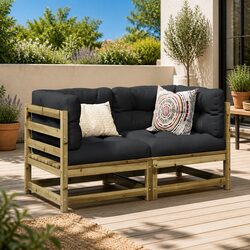 2 Piece Garden Sofa Set - Ideal for Any Outdoor Space
