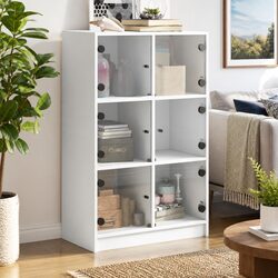Practical White Highboard for Your Living Area