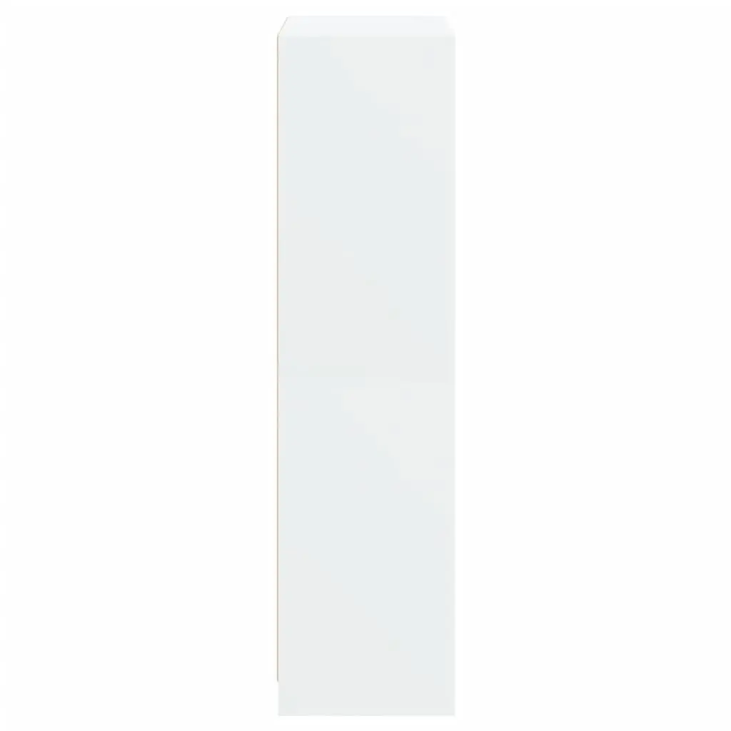 Highboard Storage Cabinet Engineered Wood White with Doors 68cm x 37cm x 142cm