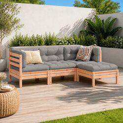 Versatile 4 Piece Garden Sofa Set for Your Patio