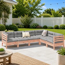 Practical 6-Piece Garden Sofa Set for Your Outdoor Space