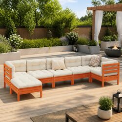 7 Piece Garden Sofa Set for Comfortable Outdoor Living