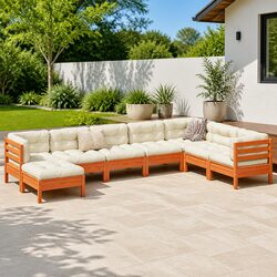 Perfect for Your Backyard: 8 Piece Garden Sofa Set