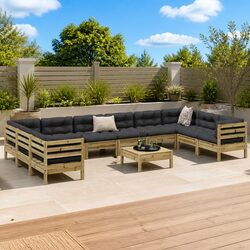 Practical 11 Piece Outdoor Furniture Set for Any Space