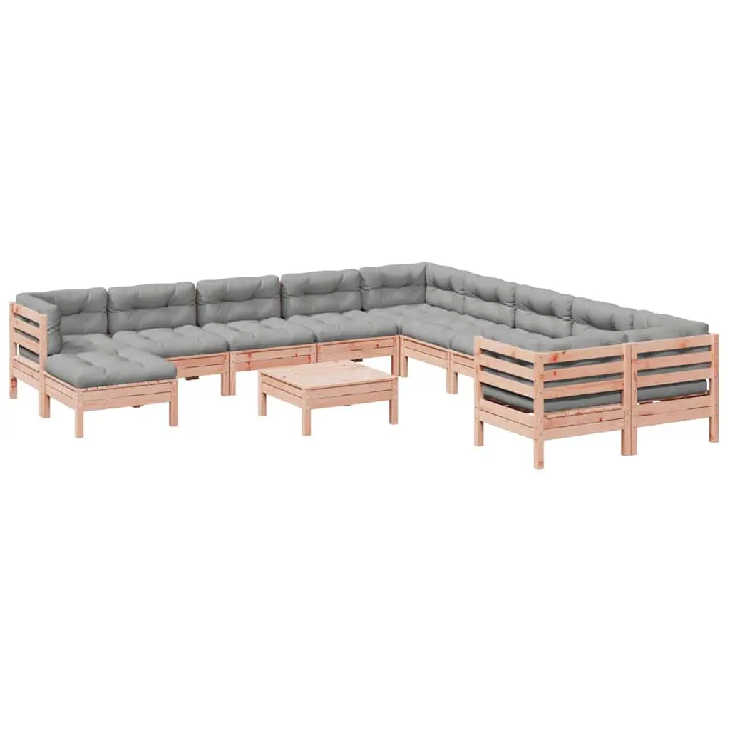 12 Piece Outdoor Sofa Set with Cushions