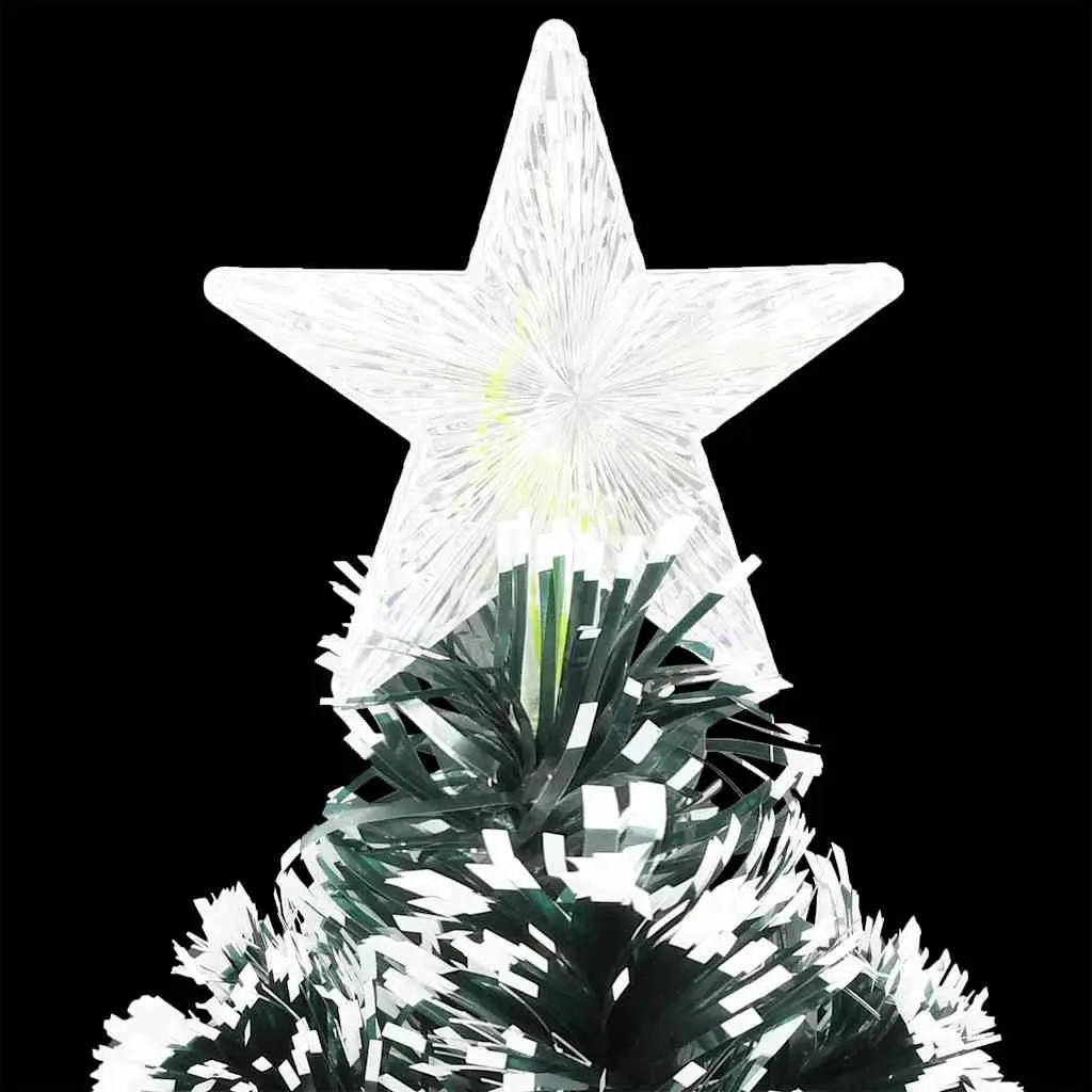 Artificial Christmas Tree 120cm Green PVC Fibre Optic LED Lights Indoor Decor