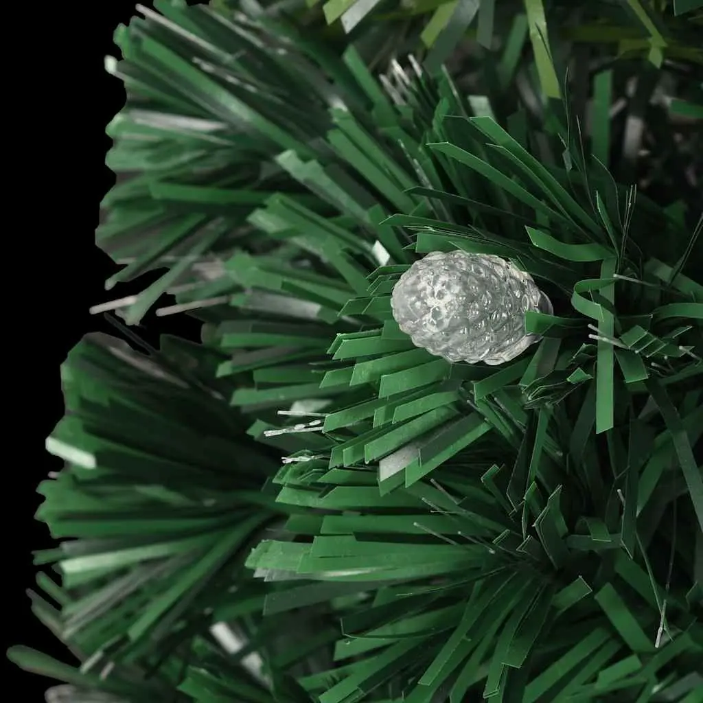 Artificial Christmas Tree Green 120cm Fibre Optic LED Pre-lit with Stand
