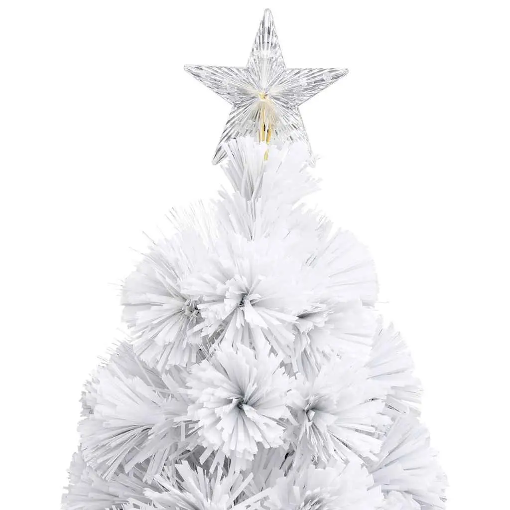 White Artificial Pre-lit Christmas Tree 120cm LED Fibre Optic Festive Holiday