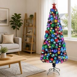 Ideal 180cm Pre-lit Christmas Tree for Any Holiday Setting