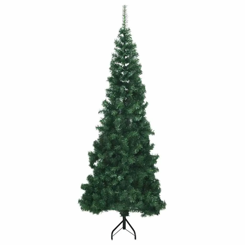 Corner Artificial Christmas Tree Green 210cm Indoor Outdoor Holiday Decoration