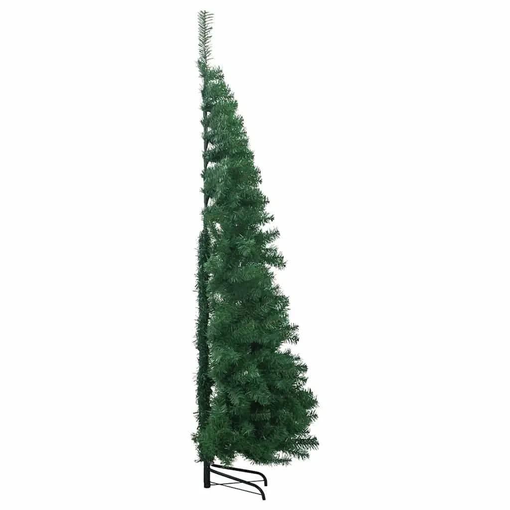 Corner Artificial Christmas Tree Green 210cm Indoor Outdoor Holiday Decoration