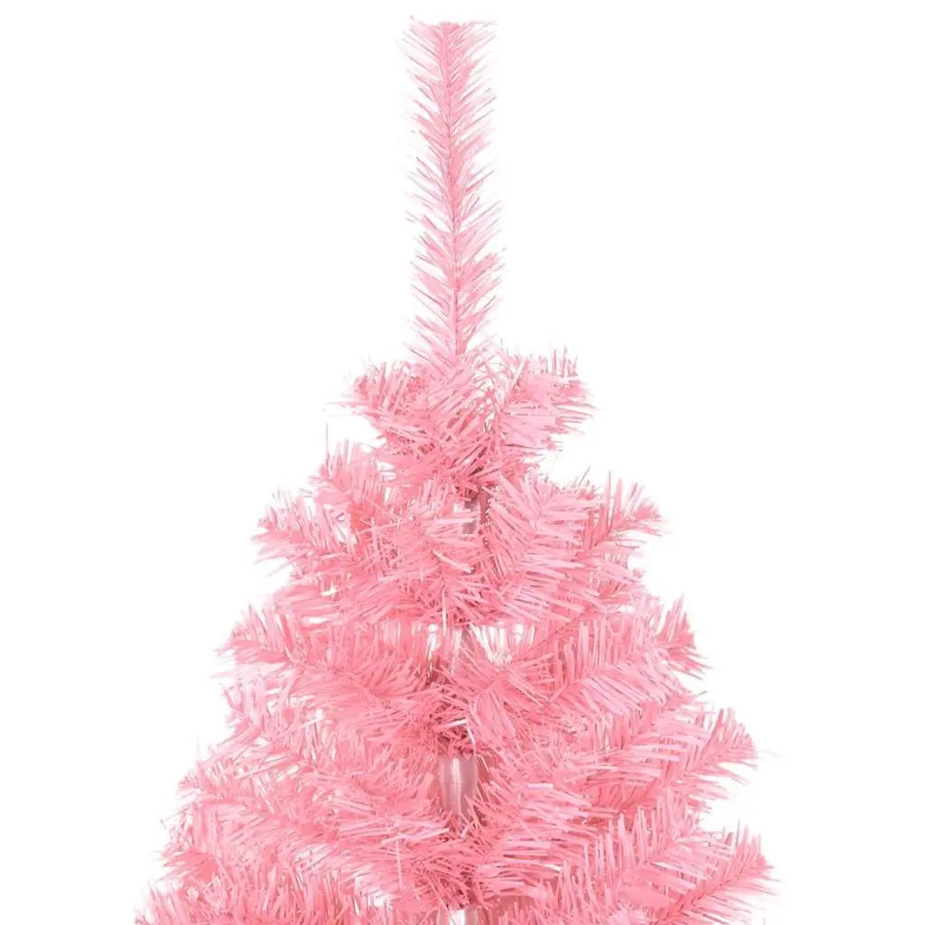 Pink PVC Artificial Christmas Tree 120cm Indoor Seasonal Holiday Home Decoration