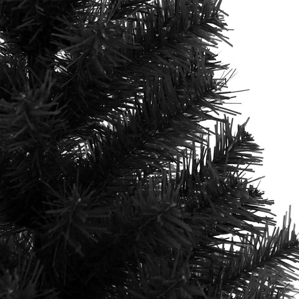 Artificial Christmas Tree PVC 120cm Black Indoor Outdoor