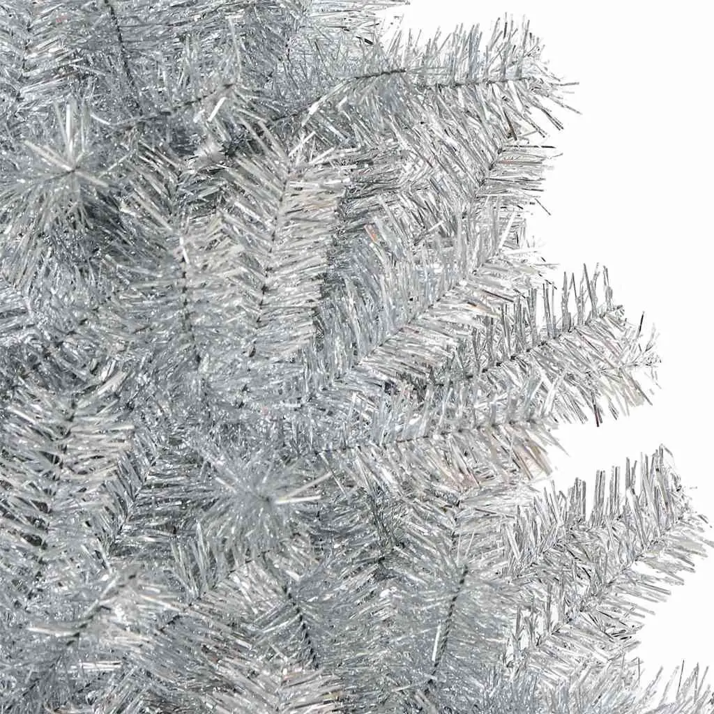 120cm Silver Artificial Holiday Tree Indoor Seasonal Decoration PET Material
