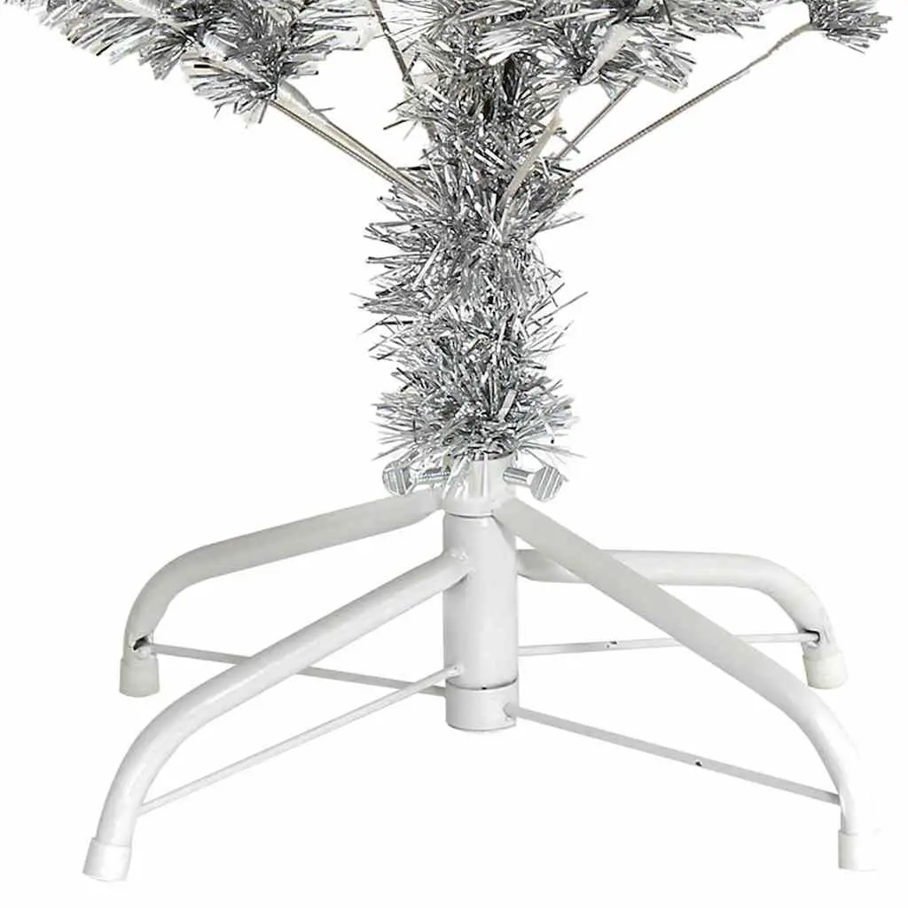 120cm Silver Artificial Holiday Tree Indoor Seasonal Decoration PET Material