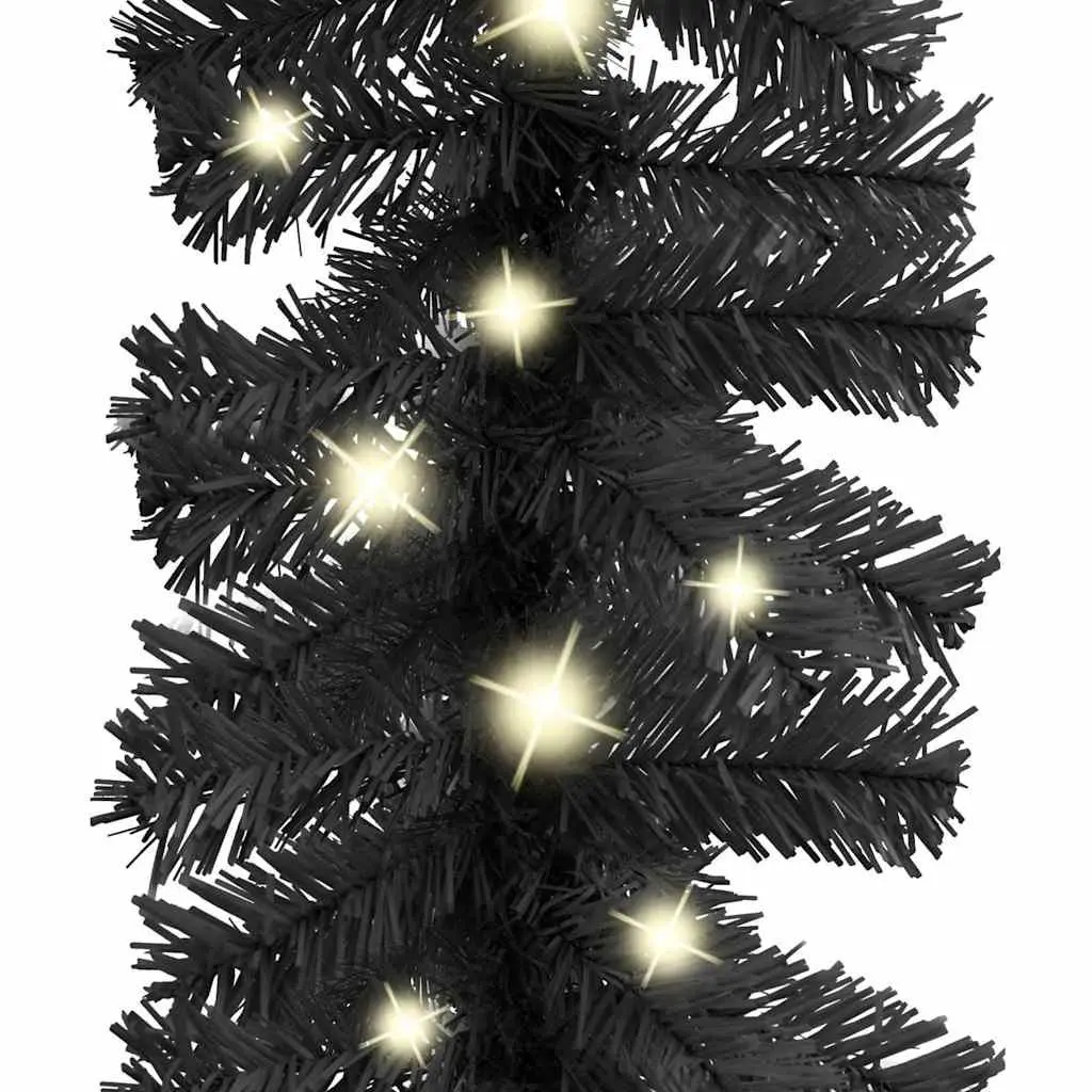 LED Christmas Garland Black 10m Flexible Decoration for Handrails Windows Walls