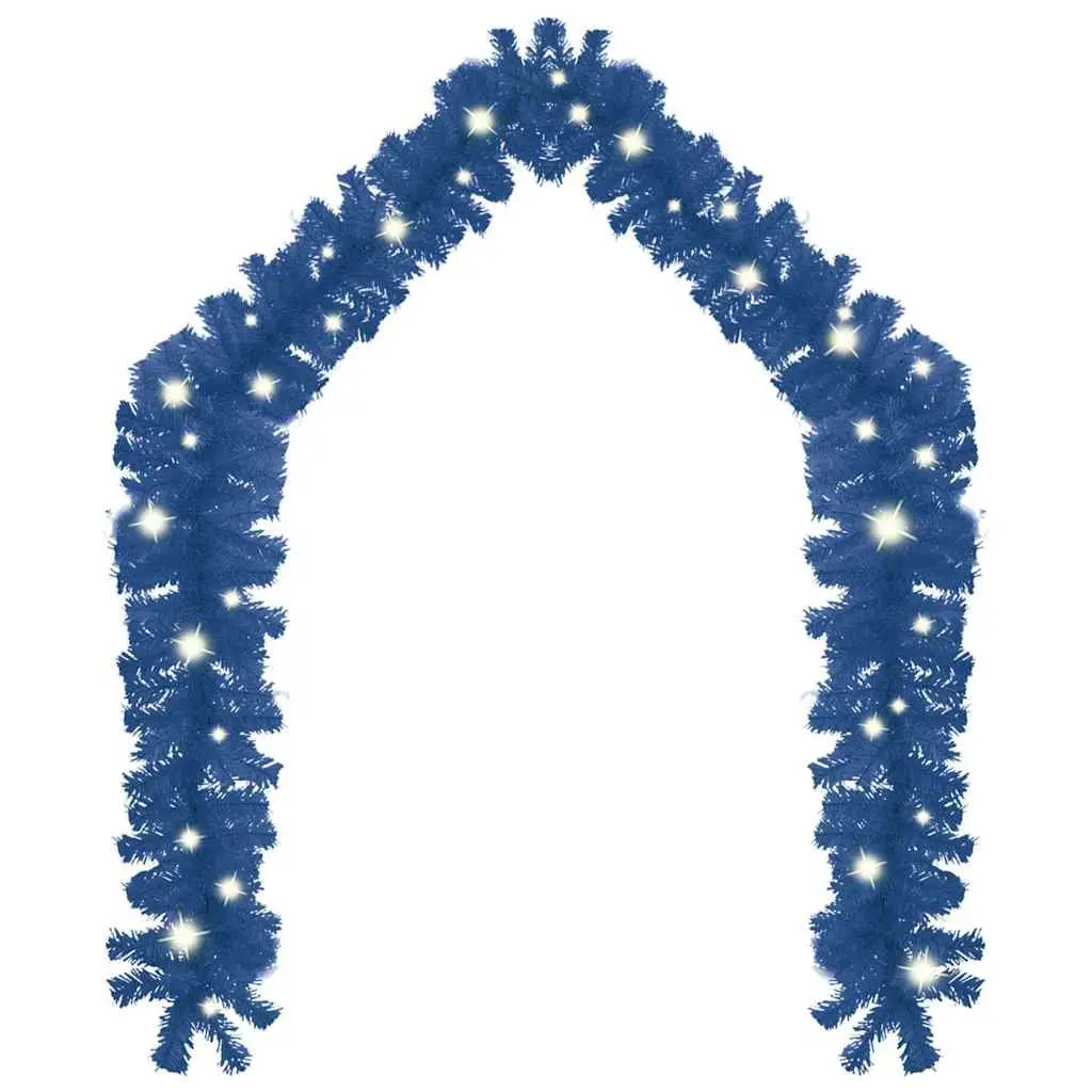 Christmas Garland LED Lights 10m Blue Decorative Holiday Lighting