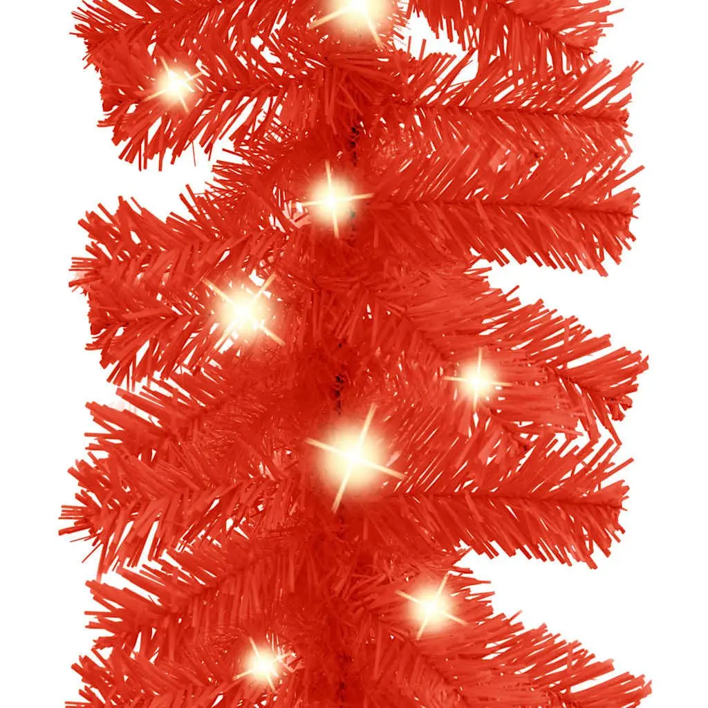 Red LED Garland for Home Holiday Decoration
