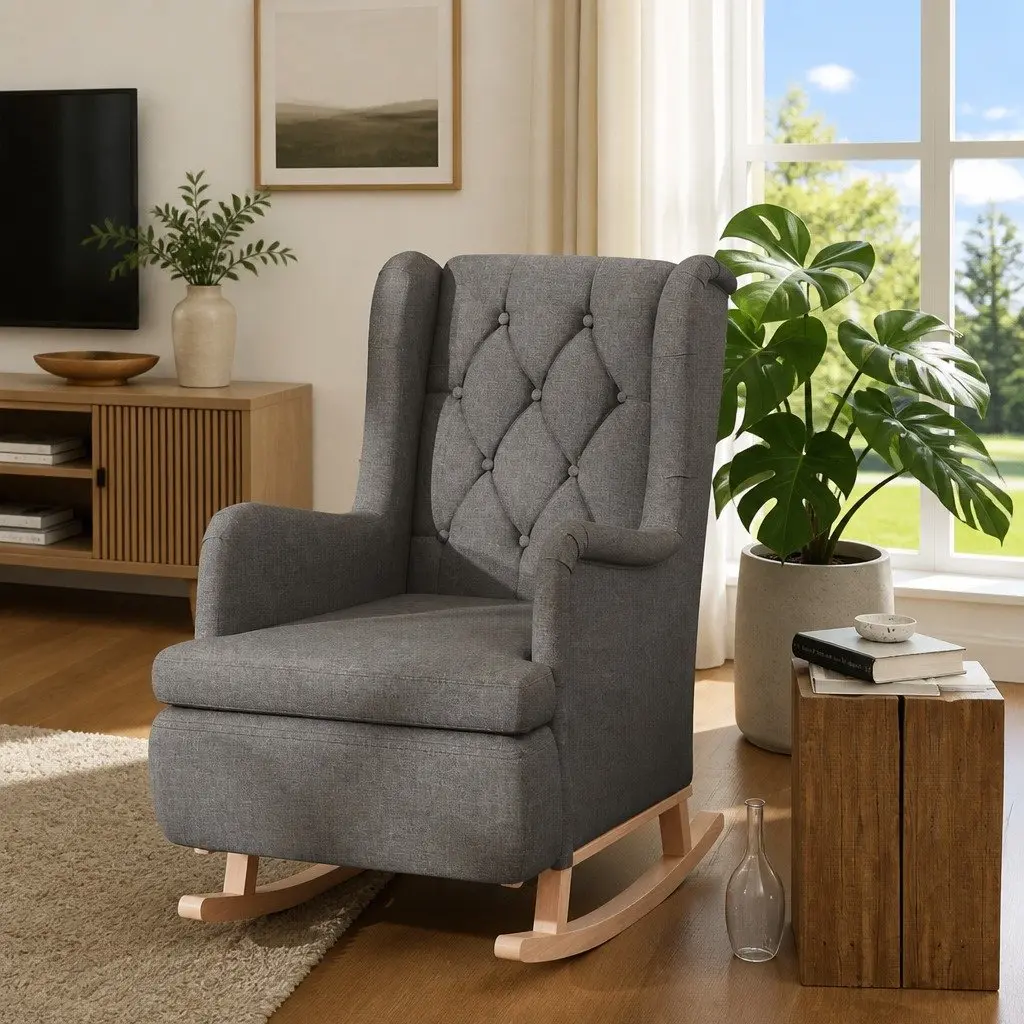 Grey Armchair for Relaxing in Style