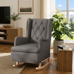 Versatile Grey Armchair for Relaxing in Style