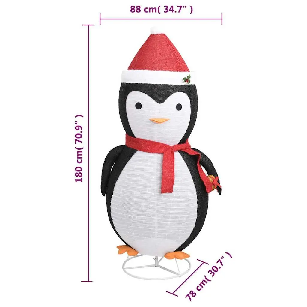 180cm Snow Penguin Decoration for Holiday Cheer