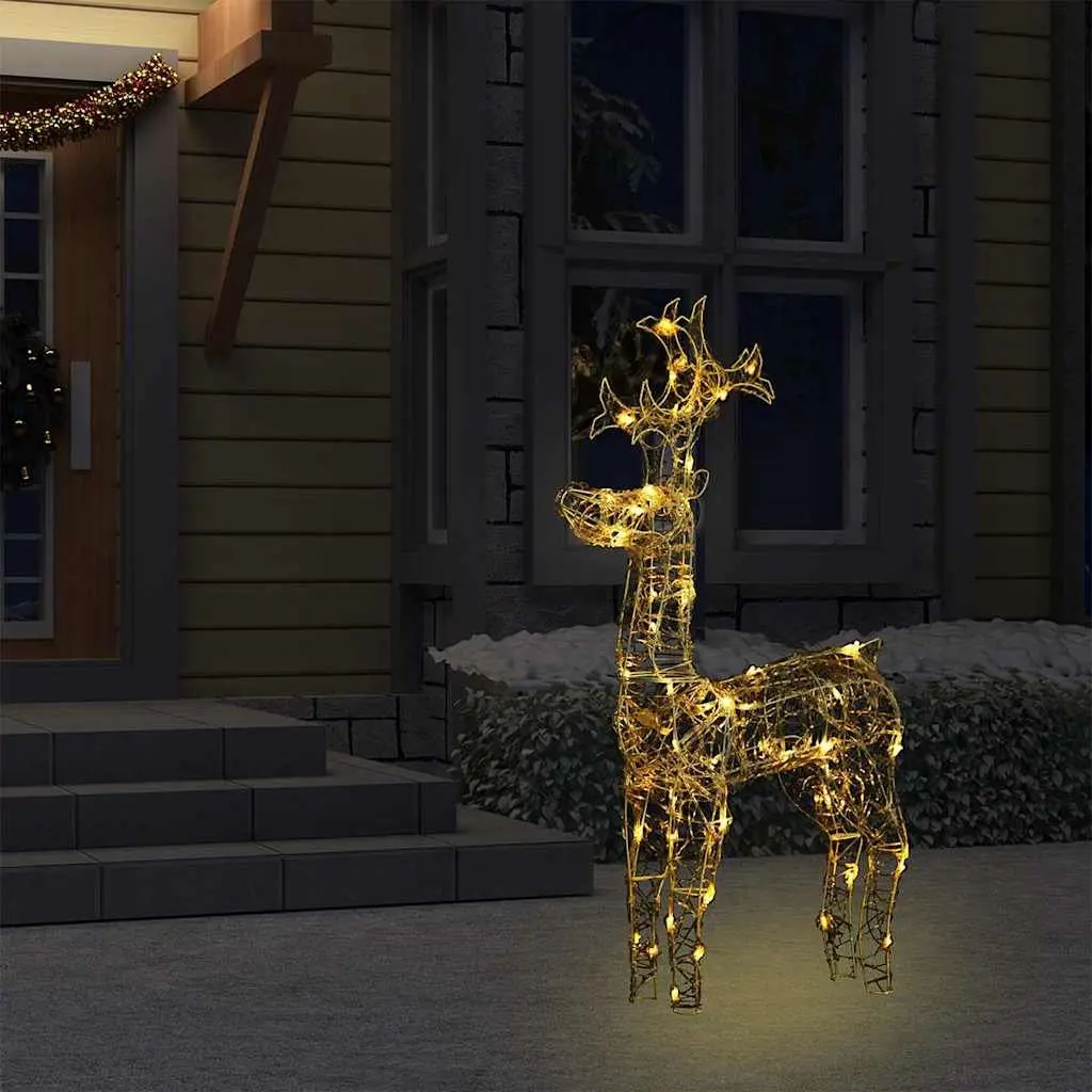 Outdoor Reindeer Christmas Decoration with LED Lights