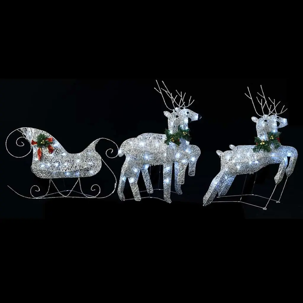 Reindeer Sleigh Decoration for Holiday Use