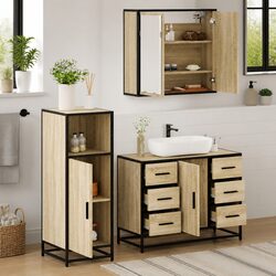 Versatile Sonoma Oak 3-Piece Set for Everyday Use
