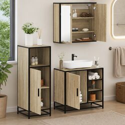 Practical 3-Piece Brown Vanity Set for Everyday Use