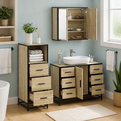 Practical 3 Piece Bathroom Vanity Set for Everyday Use