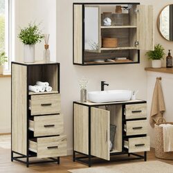 Functional 3-Piece Bathroom Furniture Set for Every Home
