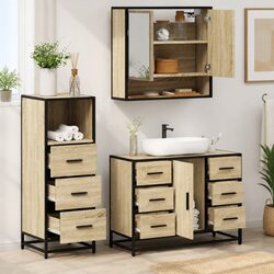Functional 3-Piece Brown Bathroom Set for Every Home