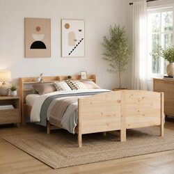 Practical Pine Bed Frame for Everyday Use