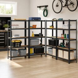 5-Layer Storage Shelves Unit 4 pcs