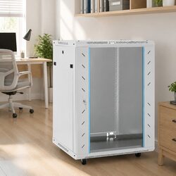 Practical 15U Network Cabinet for Home and Office Use