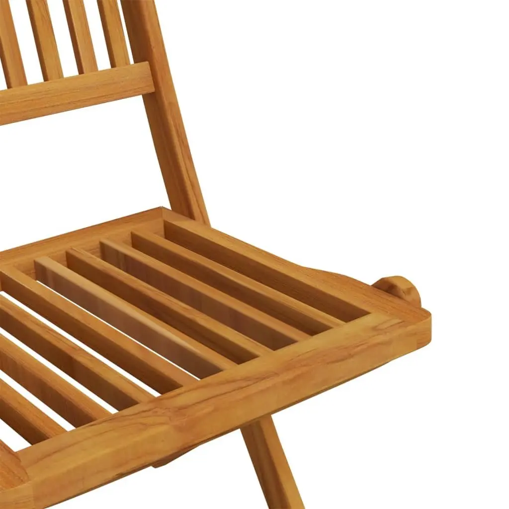 7 Piece Outdoor Dining Set Foldable Slatted Table and Chairs Solid Eucalyptus Wood Brown