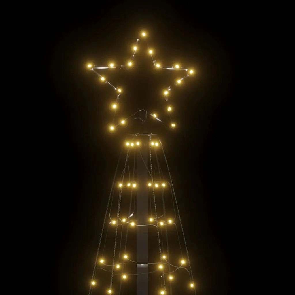 LED Christmas Tree with Spikes 220 Warm White Lights 8 Effects 180cm Garden