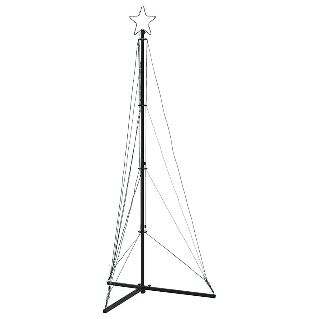 LED Christmas Tree 182cm Warm White 363 Lights 8 Effects Indoor Outdoor