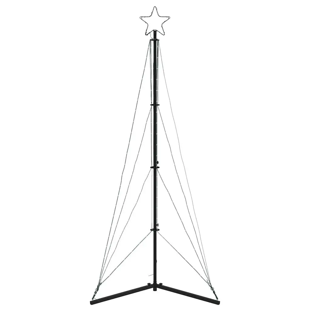LED Christmas Tree 182cm Warm White 363 Lights 8 Effects Indoor Outdoor