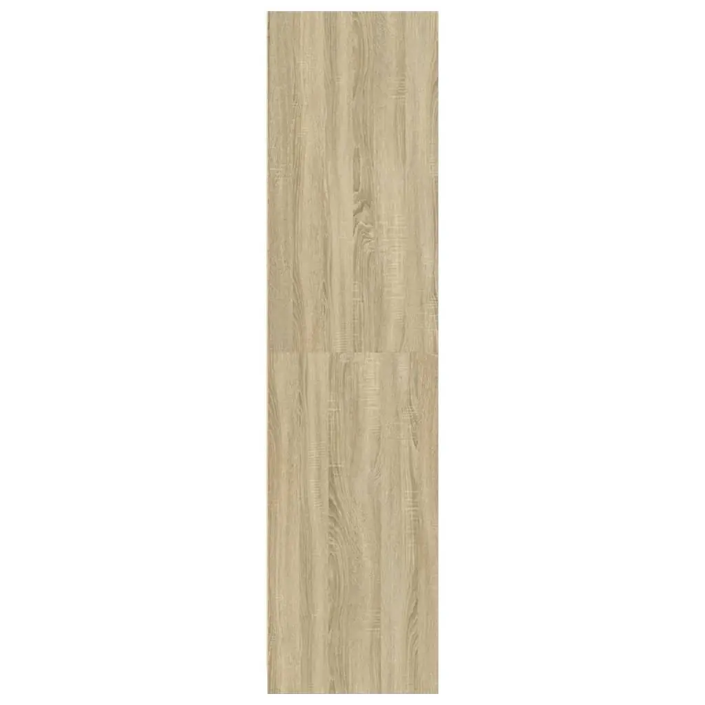 Wardrobe Cupboard Brown Engineered Wood Cabinet Storage Compact 30x50x200cm