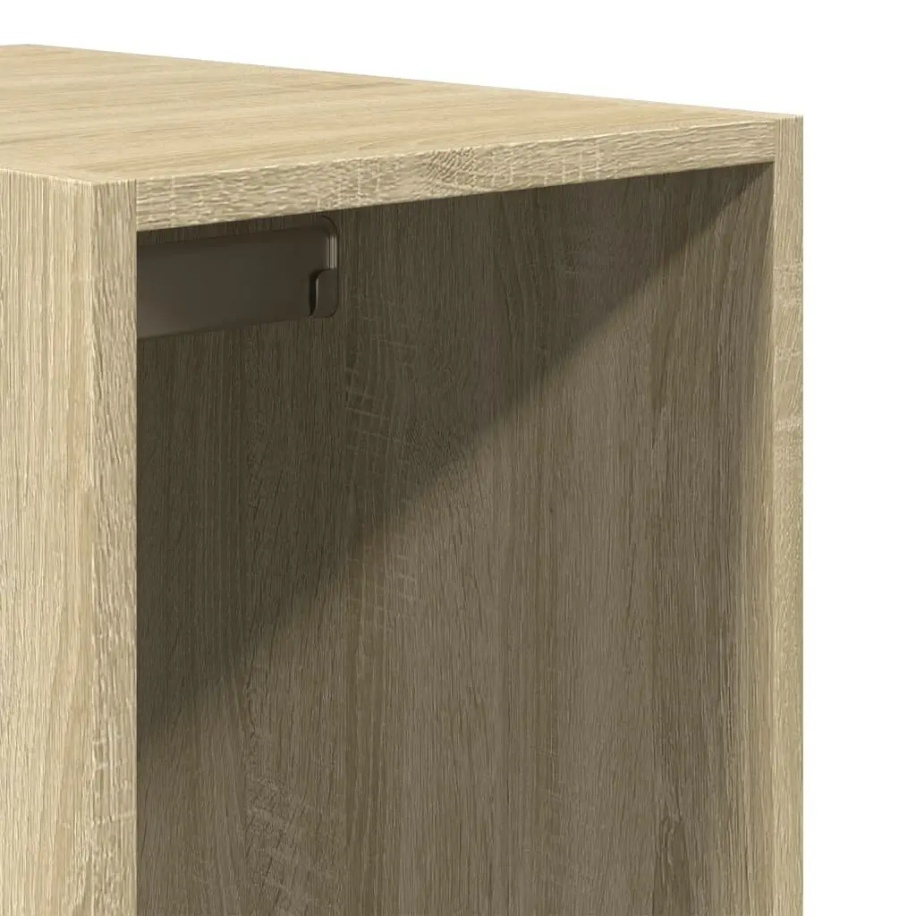 Wardrobe Cupboard Brown Engineered Wood Cabinet Storage Compact 30x50x200cm