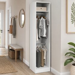 Practical Wardrobe Cupboard for Hallways, 50x50x200 cm