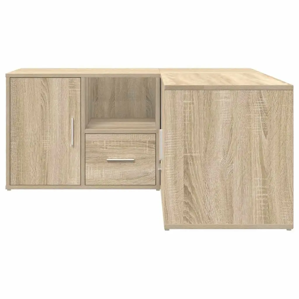 Corner Cabinet Engineered Wood Brown 160x40x45cm Storage Shelf Display Unit